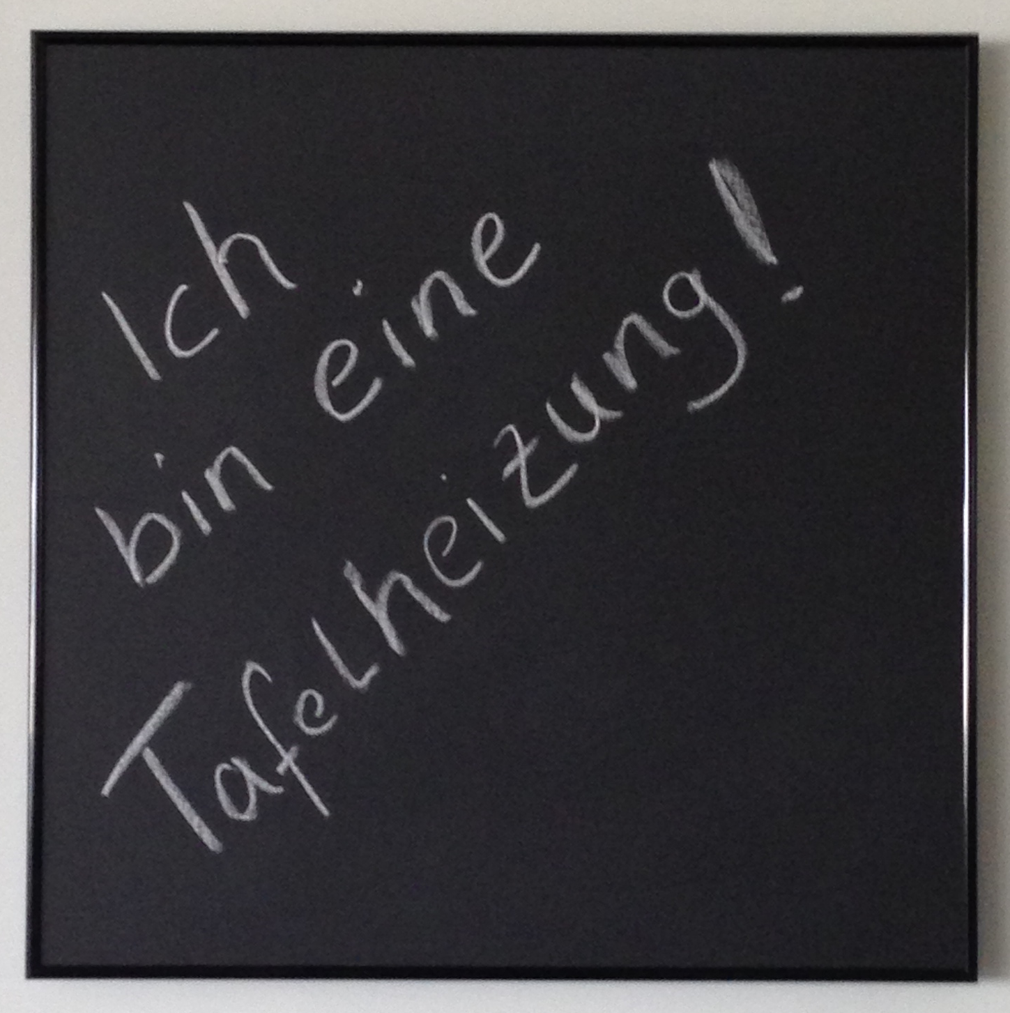 Infrarot-Tafelheizung mit Alurahmen